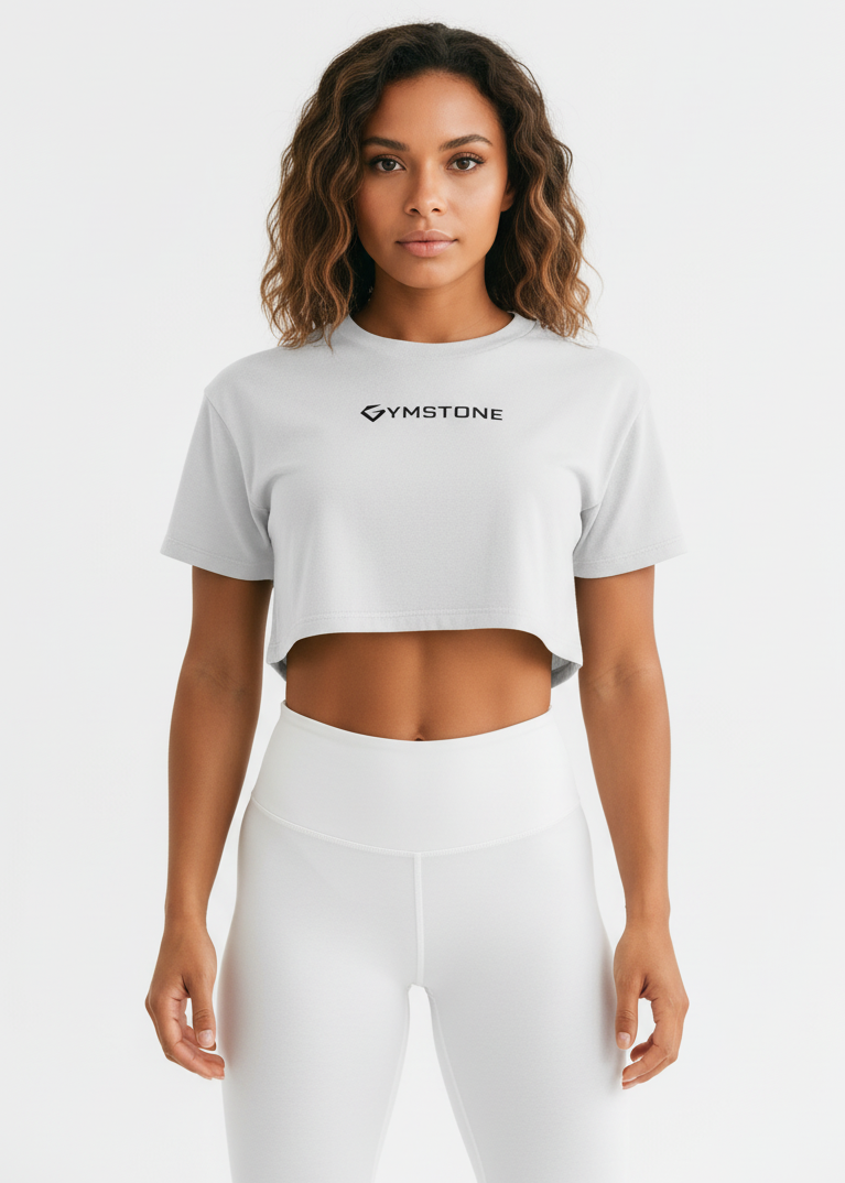GYMSTONE Wordmark Crop Tee