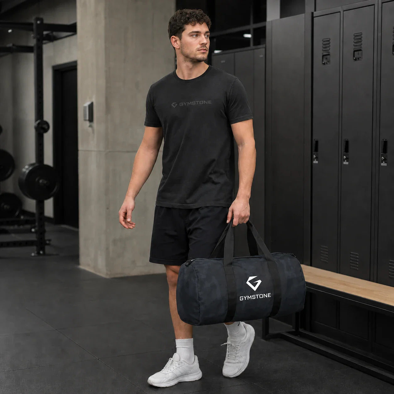 Black Camo - GYMSTONE Training Duffle Carried For Scale