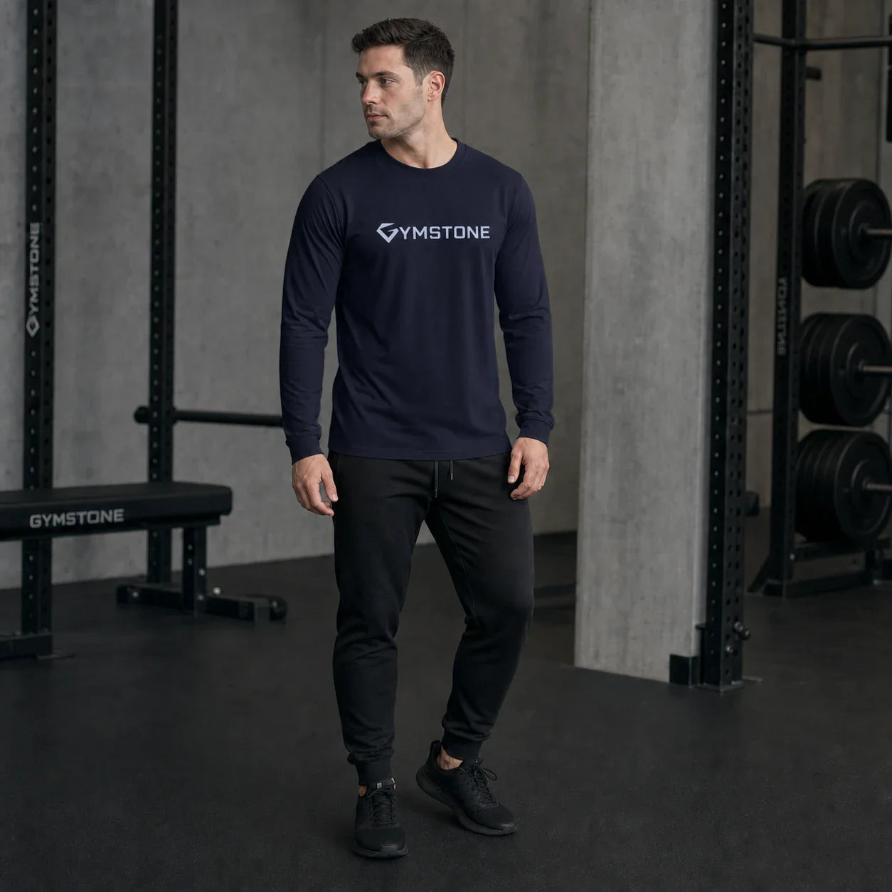 Navy - Men's Ascend Long Sleeve Full On Body Fit