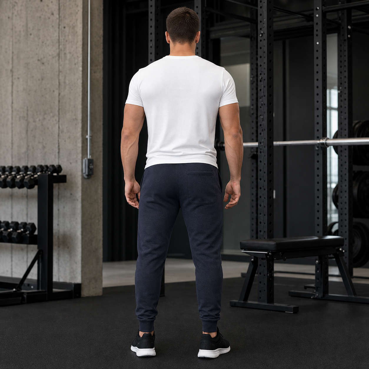 Navy Blazer - Men's Pursuit Joggers Rear View