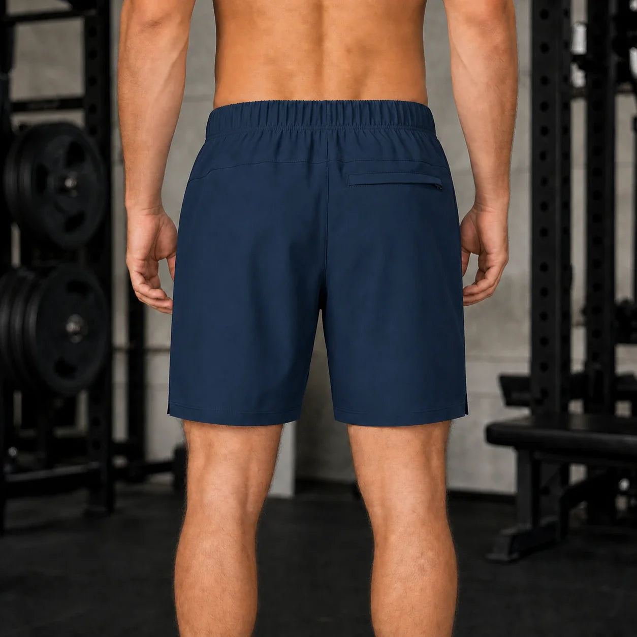 True Navy - Men's Pursuit Shorts Straight Back Fit