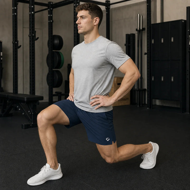 True Navy - Men's Pursuit Shorts Training Movement