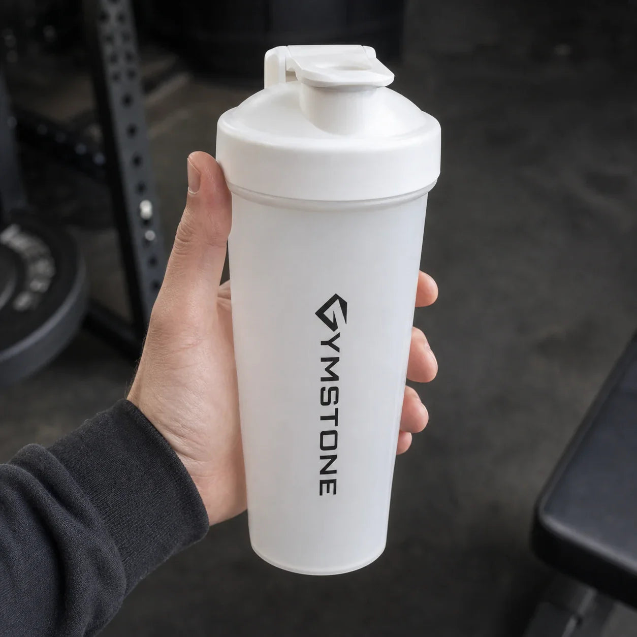 Clear - GYMSTONE Shaker Bottle Lid Detail