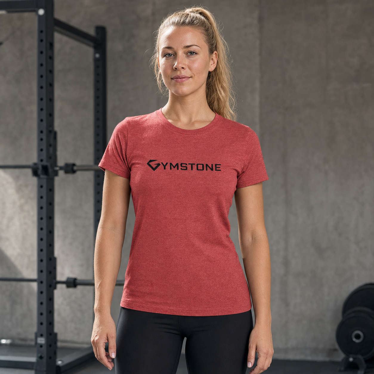 Red Triblend - Women's Ascend Tee Gym Lifestyle