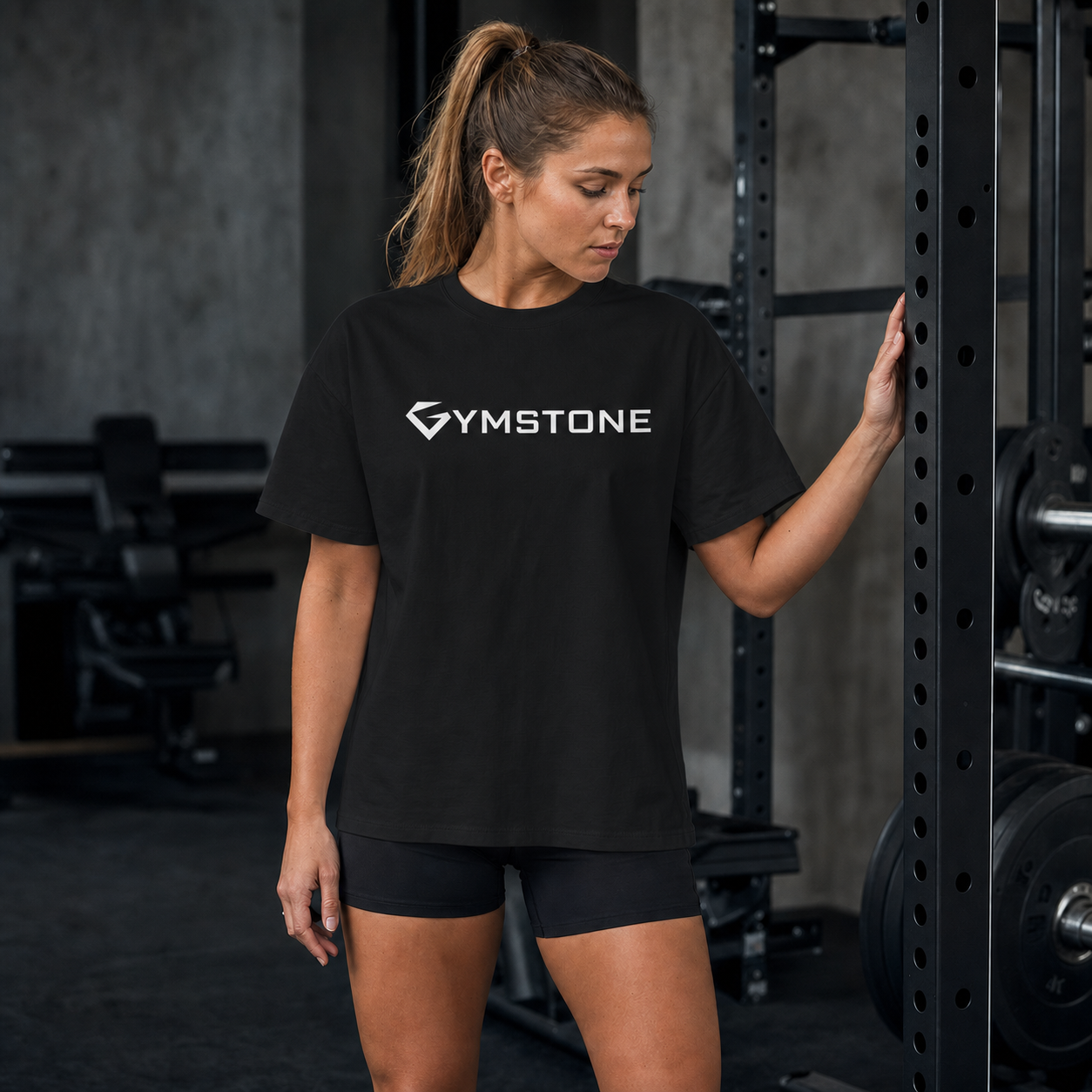 Black - Women's Forge Box Tee Lifestyle