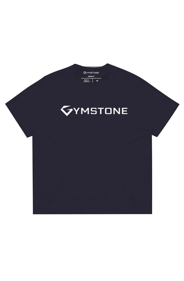 Ink Blue - Women's Forge Box Tee Product Mockup